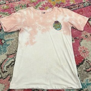 Woman’s multi-colored Santa Cruz t-shirt